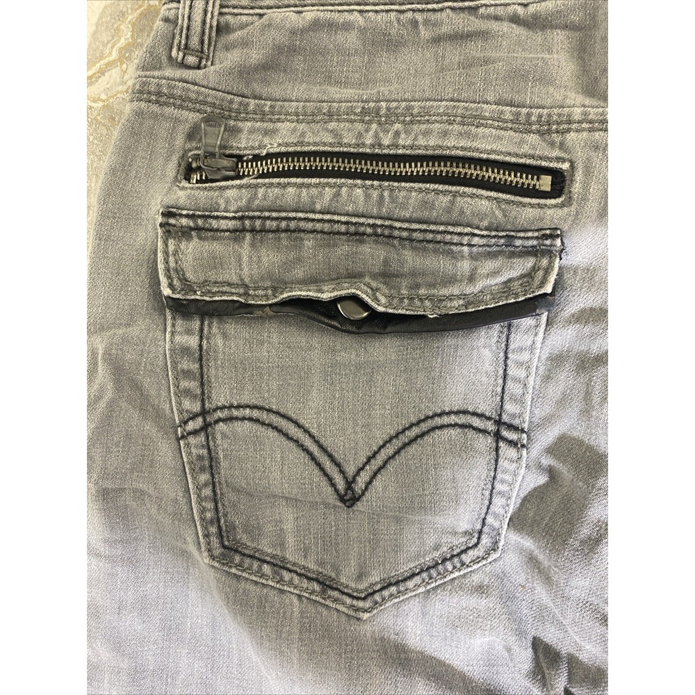 Levi's 514 Grey Straight Denim Jeans Men's Size 36x34 - Picture 8 of 8